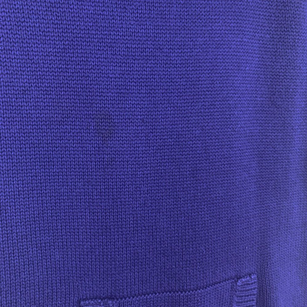 Athleta cowl-neck knit sweater tunic dress pocket rolled button sleeves - Picture 4 of 6
